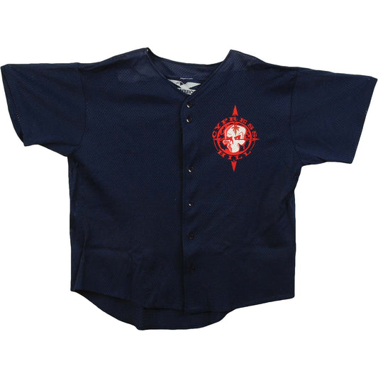 Cypress Hill Skull & Compass Baseball Jersey Front