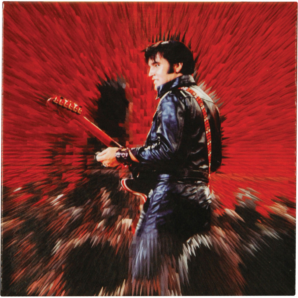 Elvis Presley Shine Magnet Front