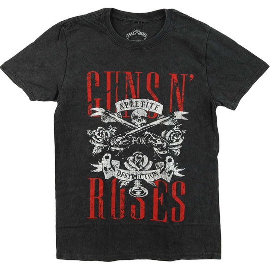 Guns N Roses Appetite For Destruction Vintage T-shirt Front
