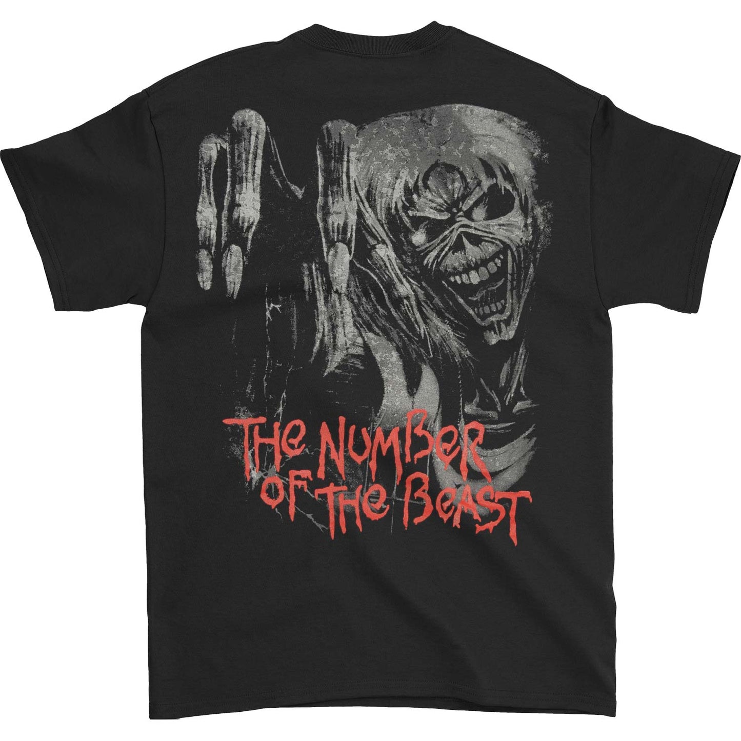 Iron Maiden Number Of The Beast Jumbo T-shirt Back