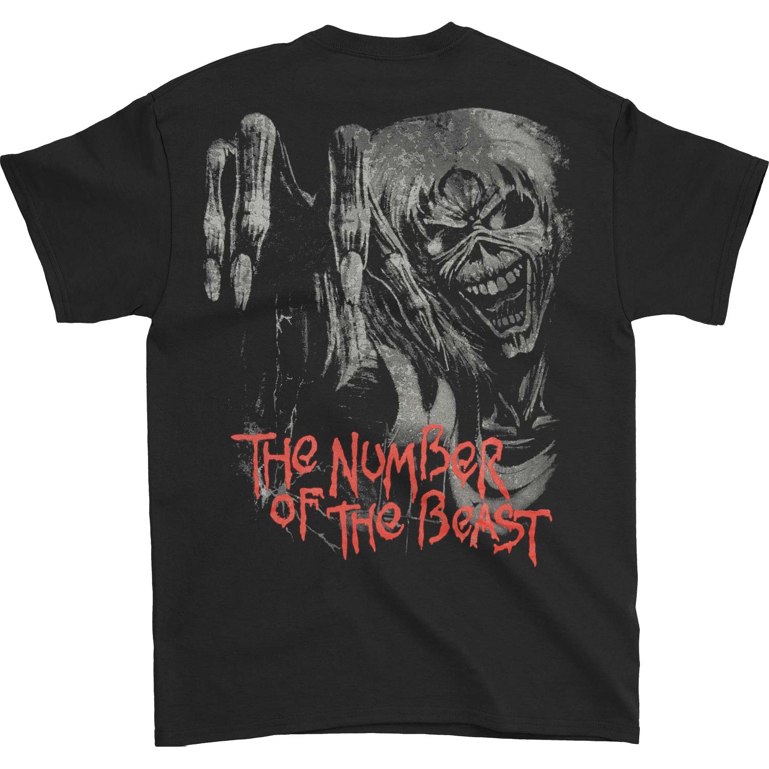 Iron Maiden Number Of The Beast Jumbo T-shirt Back
