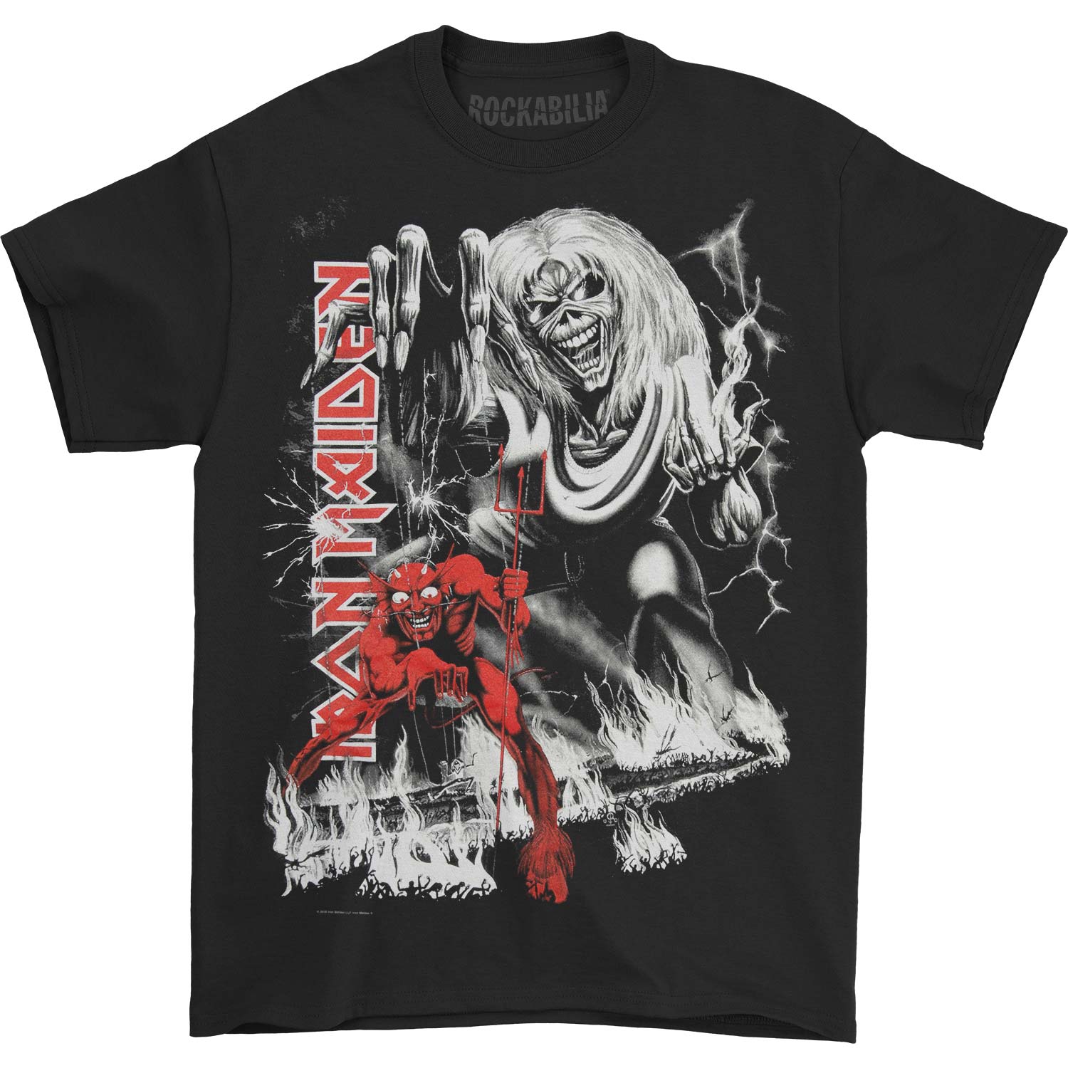 Iron Maiden Number Of The Beast Jumbo T-shirt Front