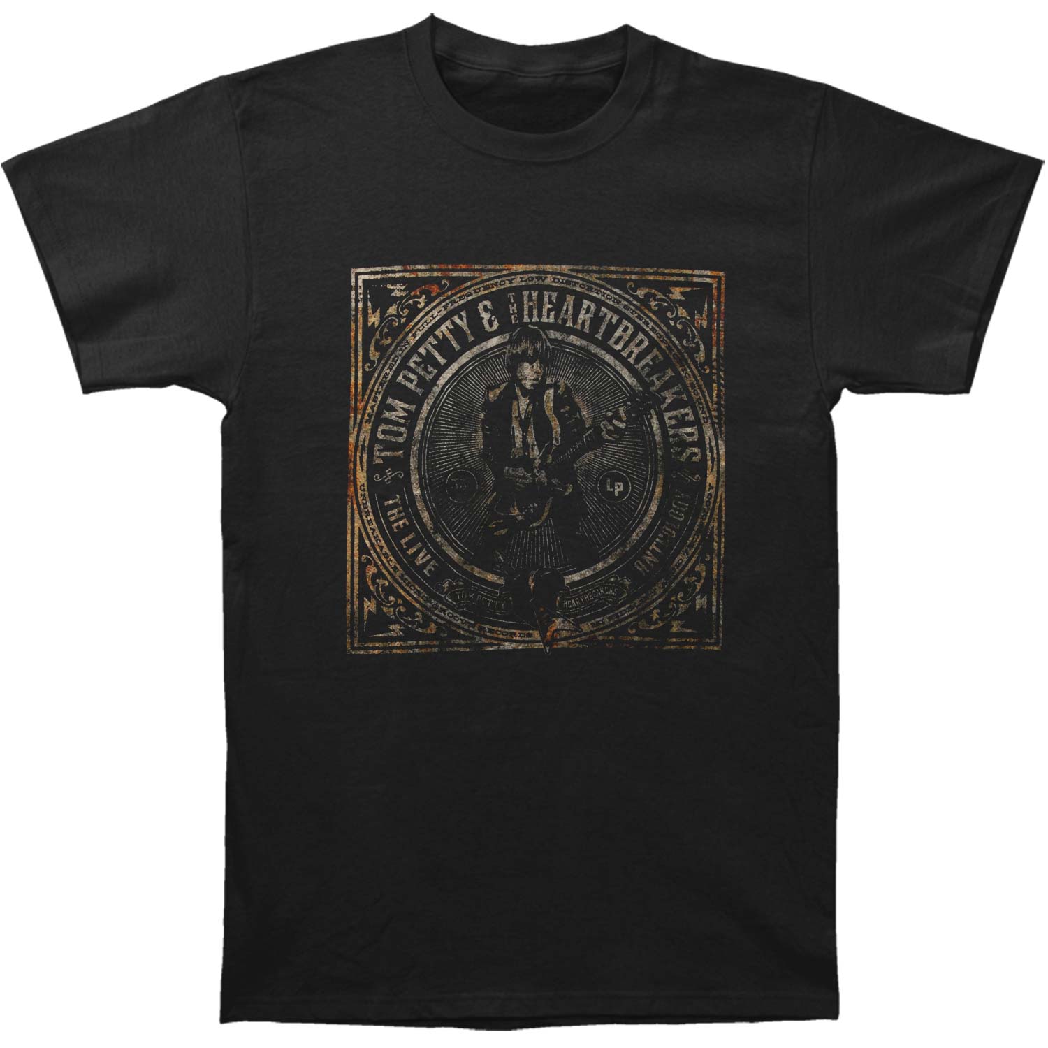 Tom Petty Live Anthology (Soft Hand Inks) Slim Fit T-shirt Front