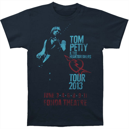 Tom Petty Fonda Theatre (Soft Hand Inks) T-shirt Front