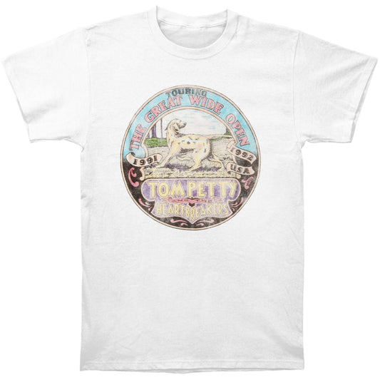 Tom Petty Great Wide Open (Soft Hand Inks) Slim Fit T-shirt Front