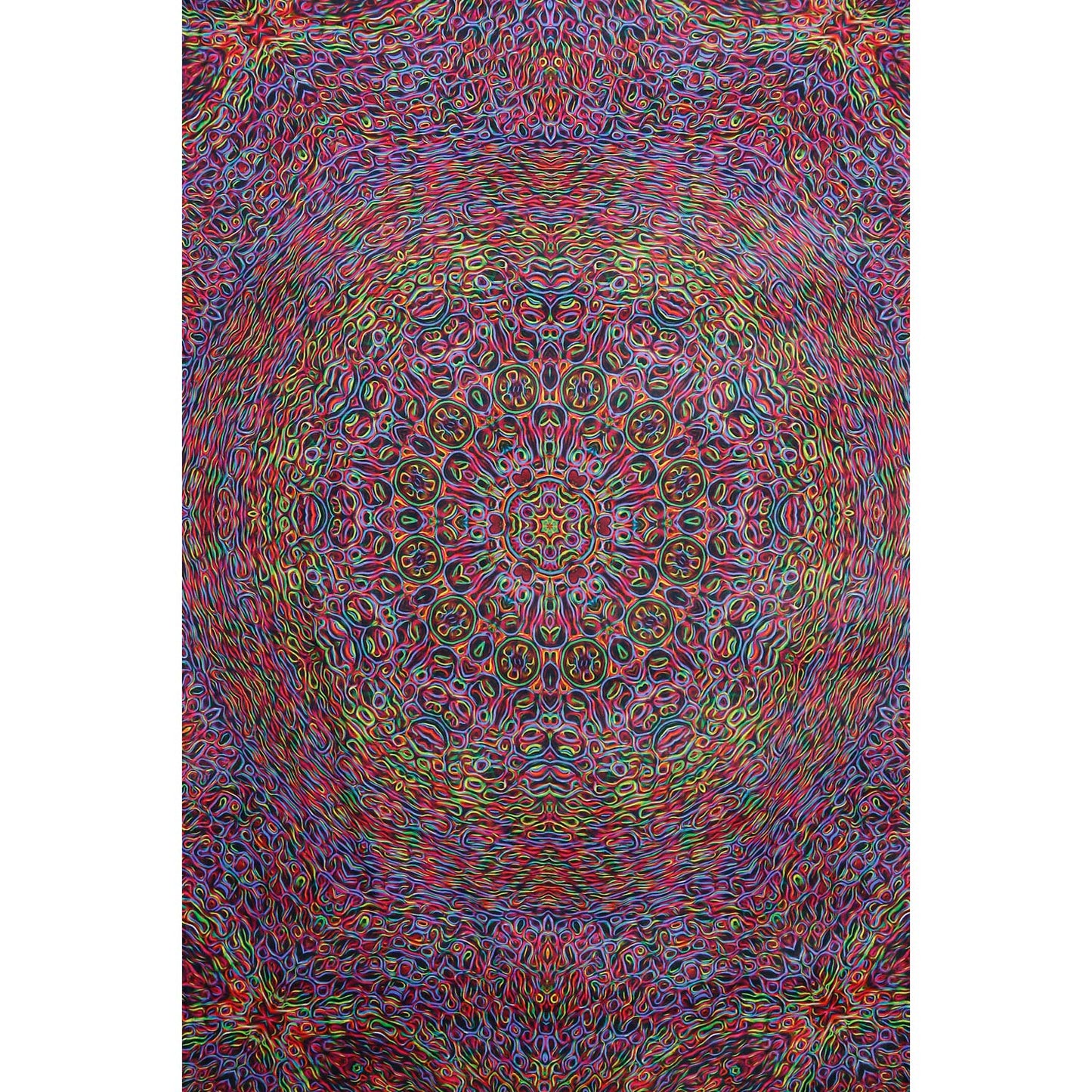 G. Scott B. Glowing Lines Tapestry