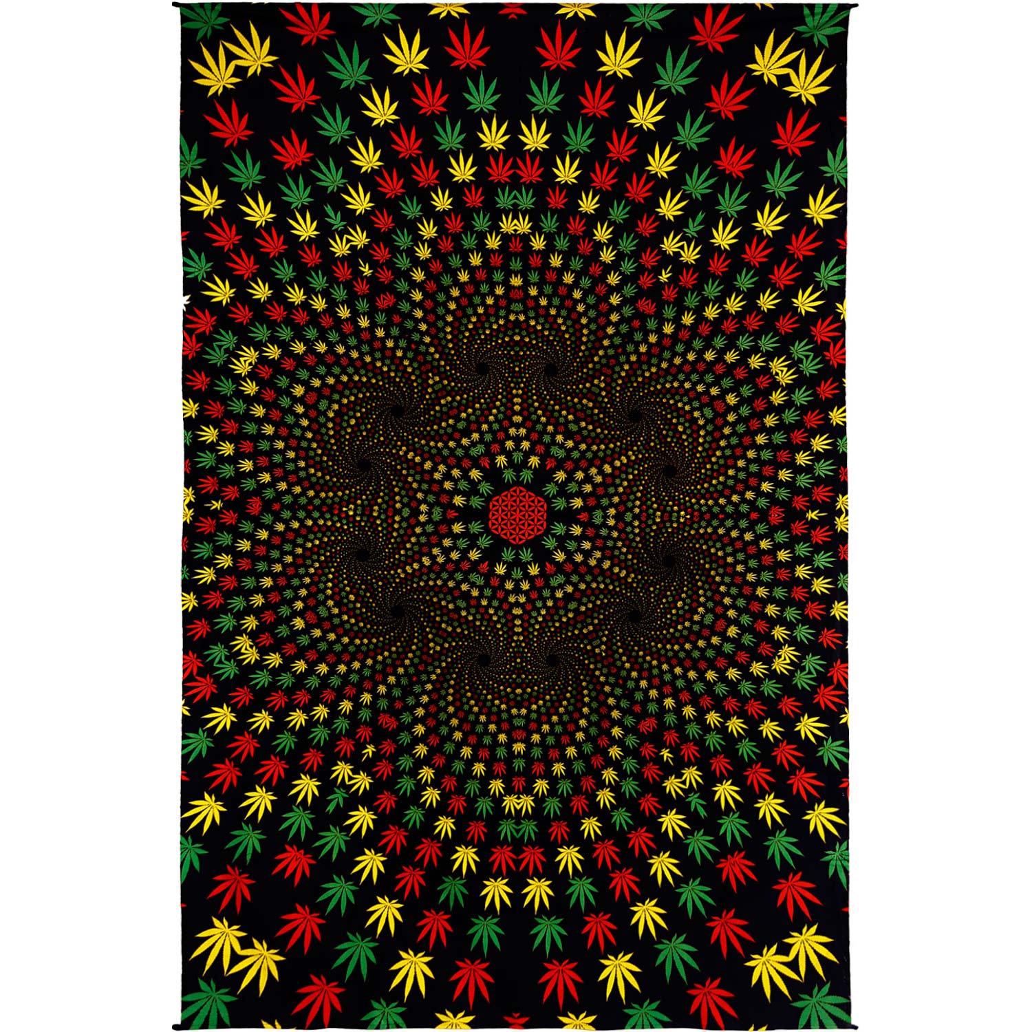 Novelty Weed Vortex Tapestry