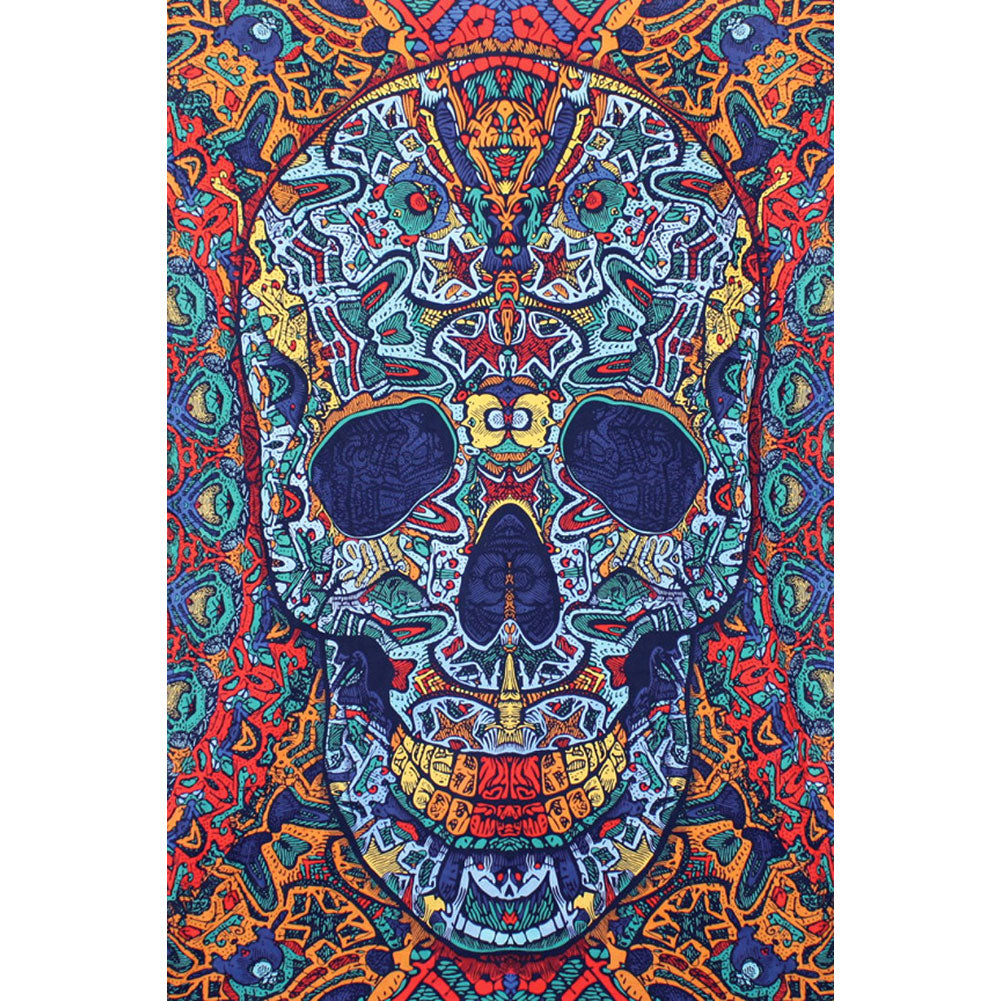 Novelty Skull Tapestry