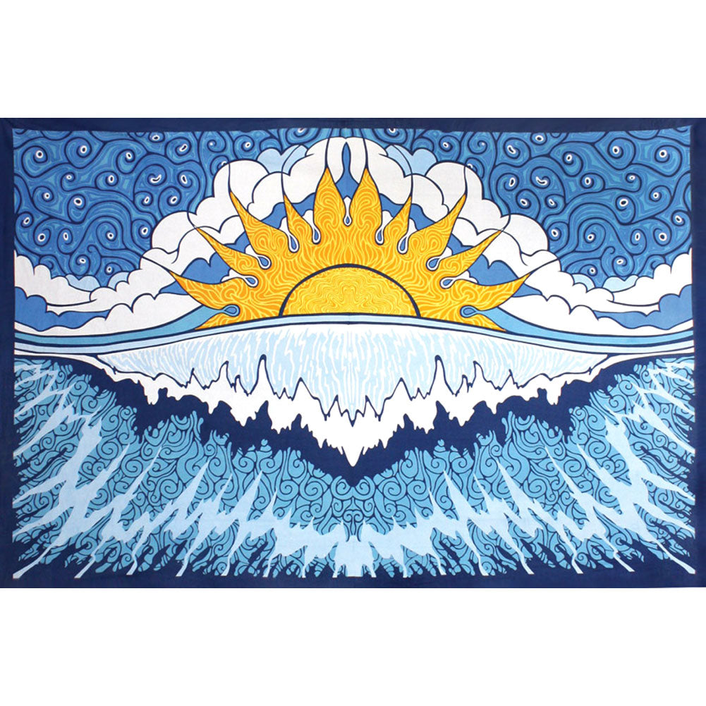 Novelty Sun Wave Tapestry