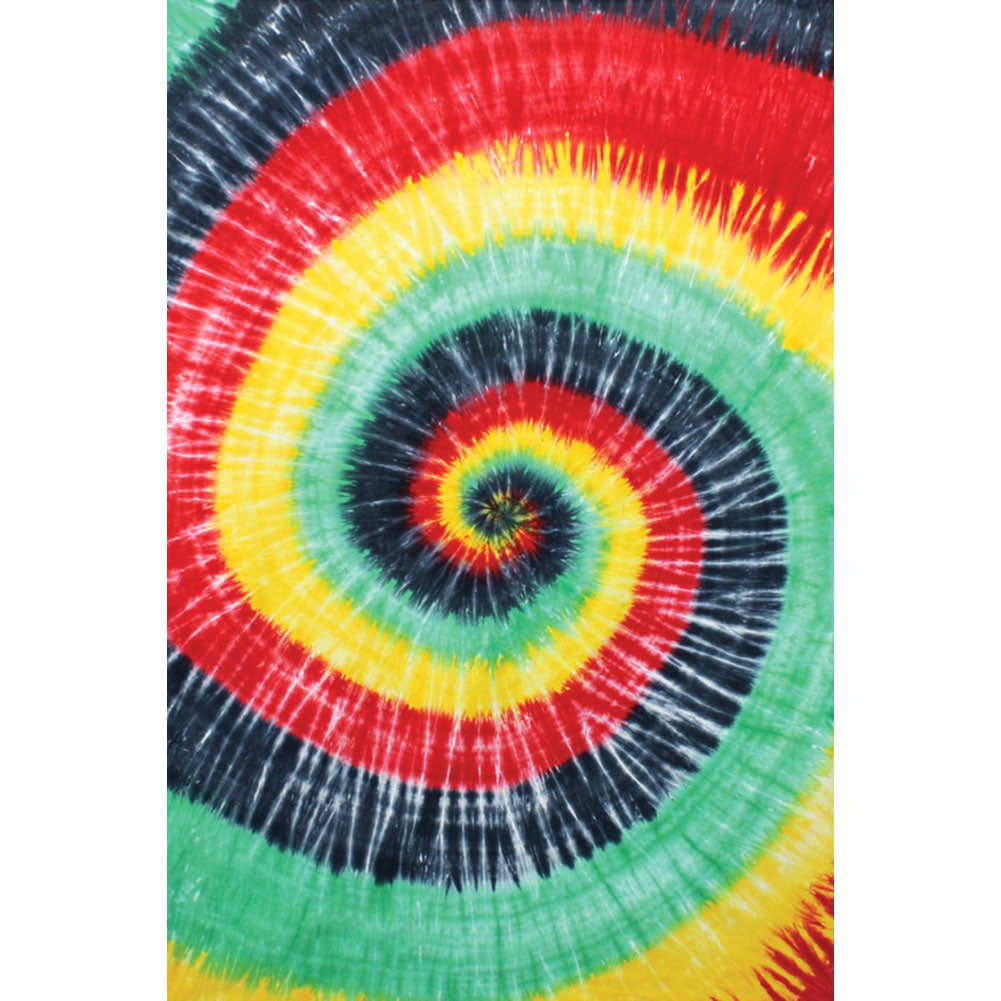 Novelty Rasta Spiral Tapestry