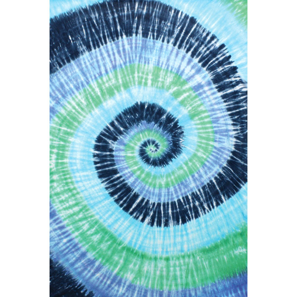 Novelty Blue Spiral Tapestry