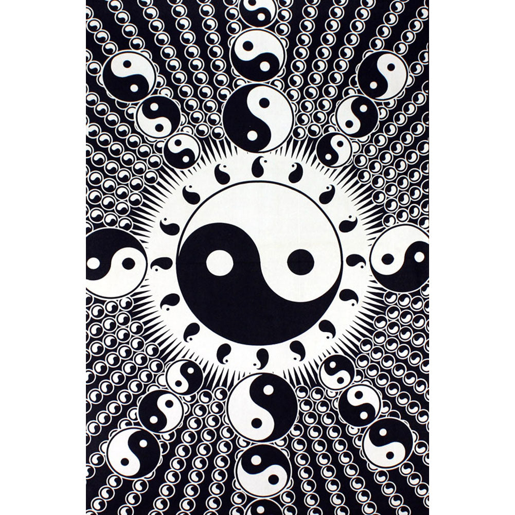 Novelty Yin Yang Spheres Tapestry