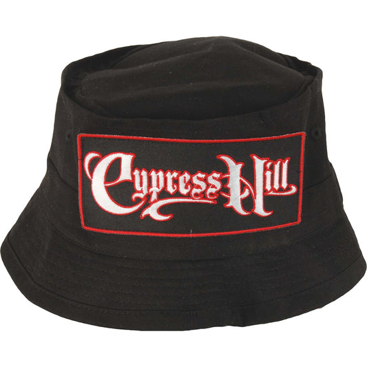 Cypress Hill Embroidered Script Logo Bucket Cap Front