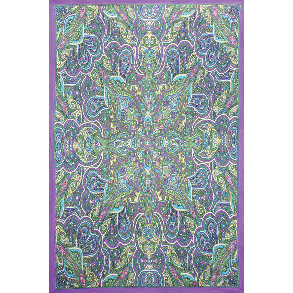 Novelty Kaleidoscope Paisley Tapestry