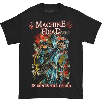 Machine Head In Comes The Flood T-shirt Front