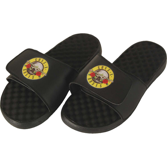 Guns N Roses Logo Slides Flip Flops Front