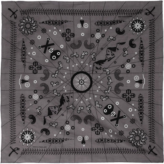 Grey Mountain Bike Bandana