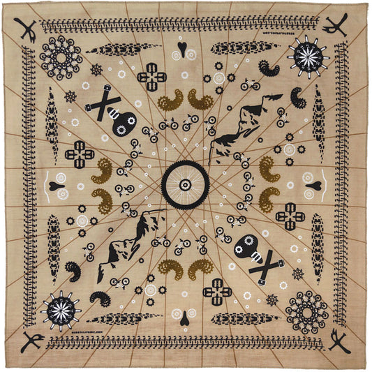 Tan Mountain Bike Bandana