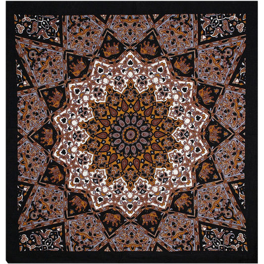 Orange India Star Bandana