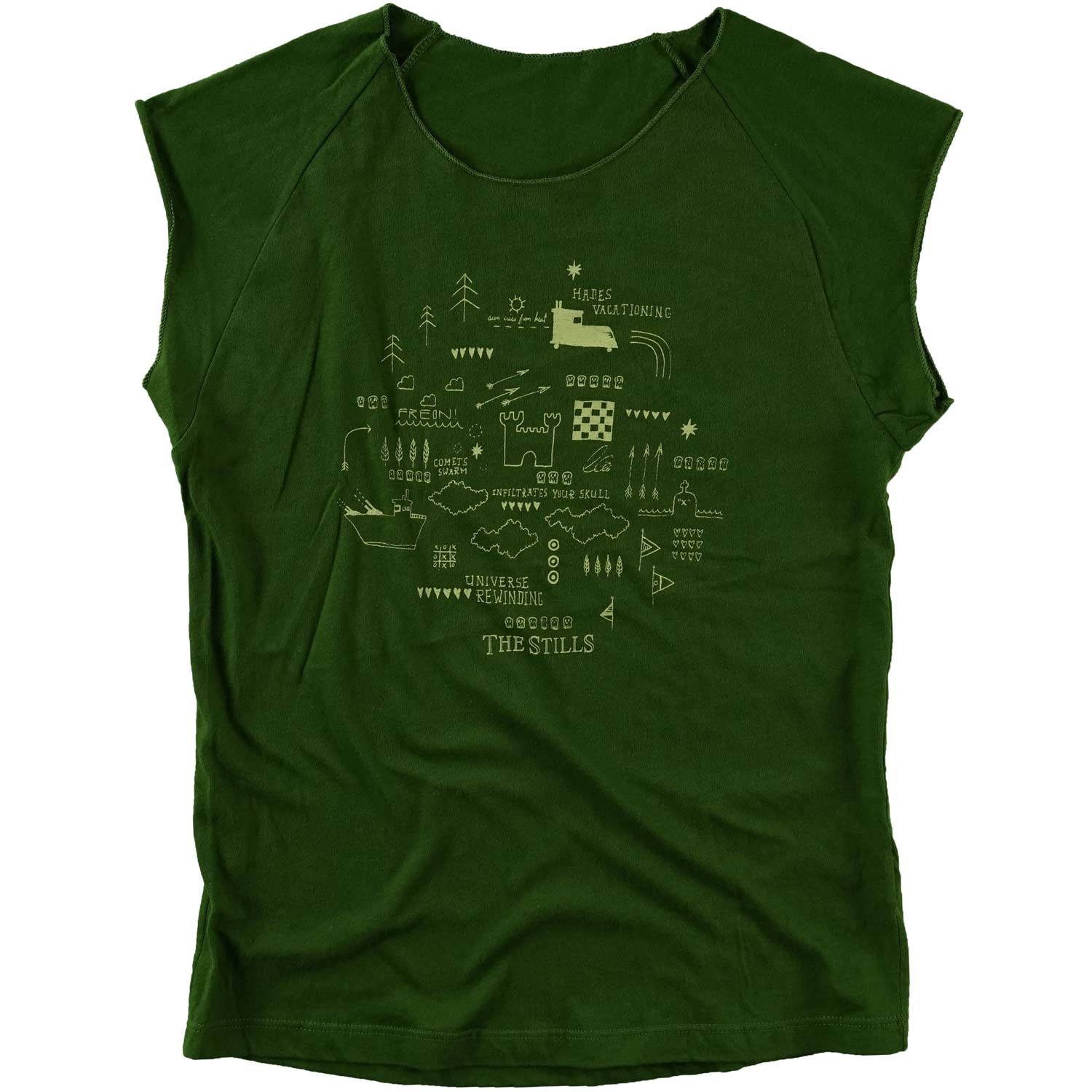 Universe Rewinding Cap Sleeve Junior Top