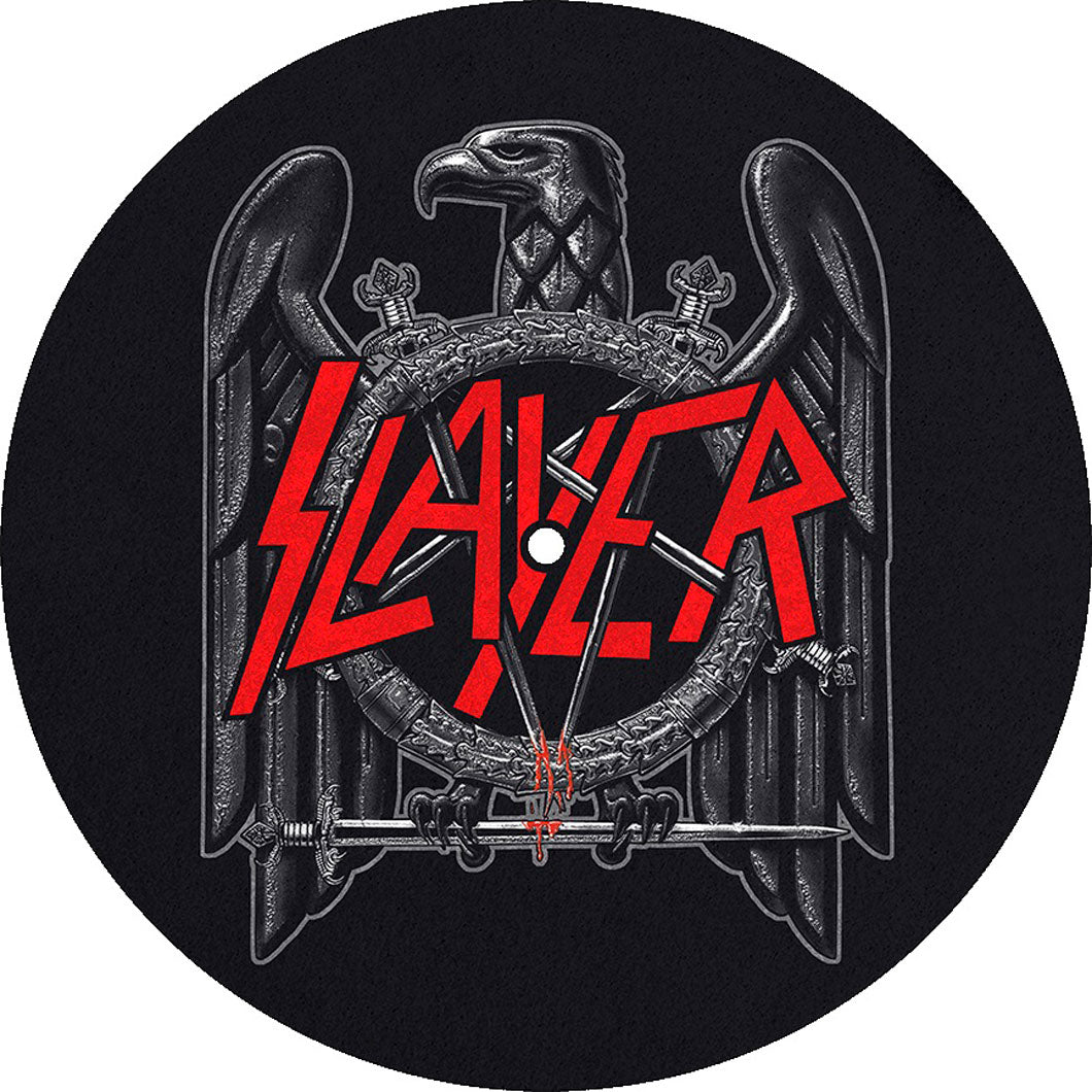 Slayer Eagle/Scratched Logo Slipmat Front