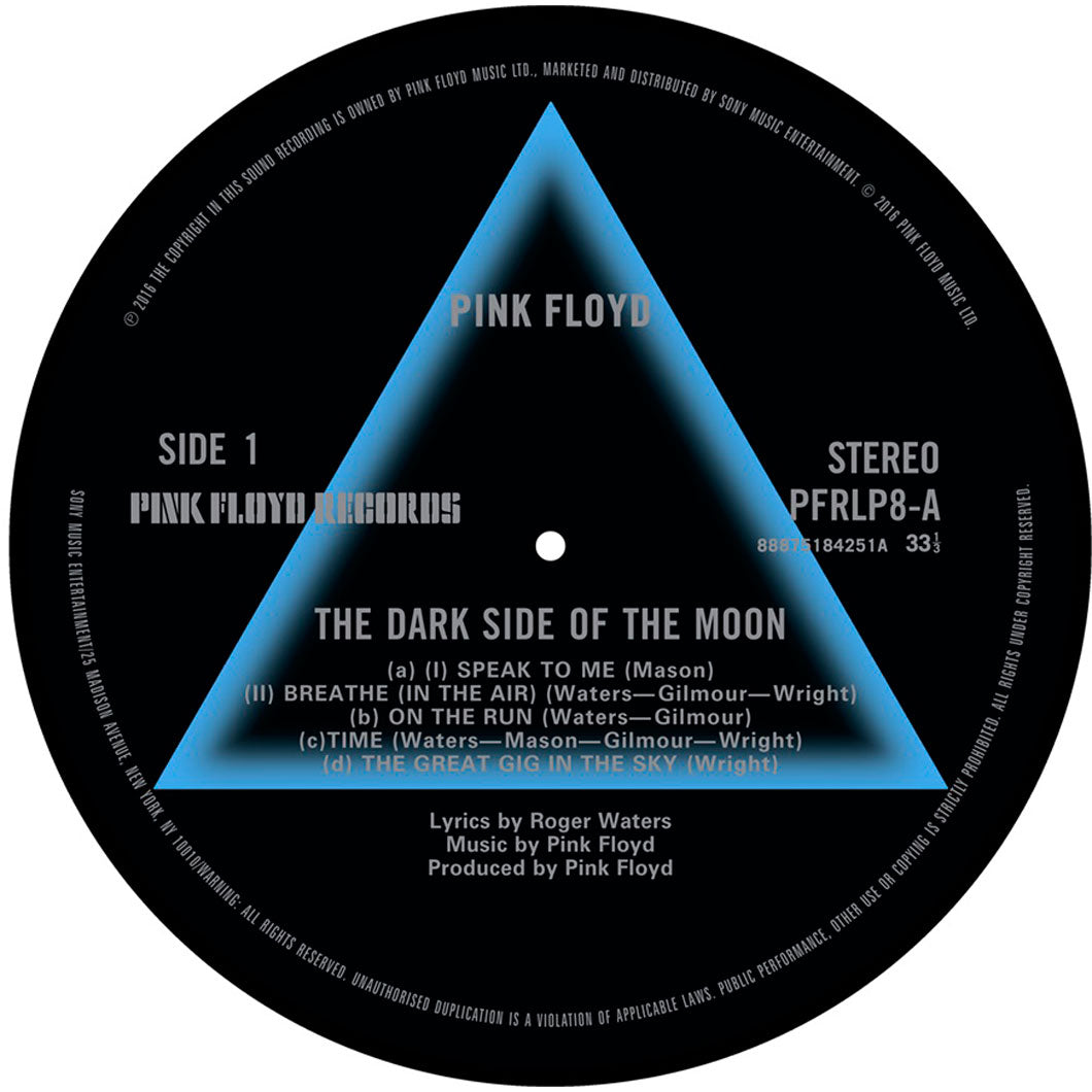 Pink Floyd Dark Side Of The Moon Slipmat Front