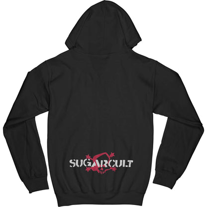 Sugarcult Start Static Zippered Hooded Sweatshirt Back