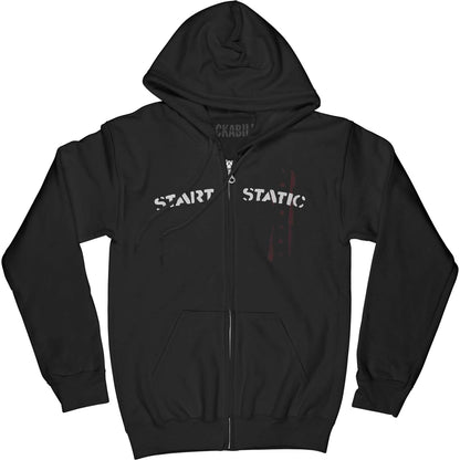 Sugarcult Start Static Zippered Hooded Sweatshirt Front