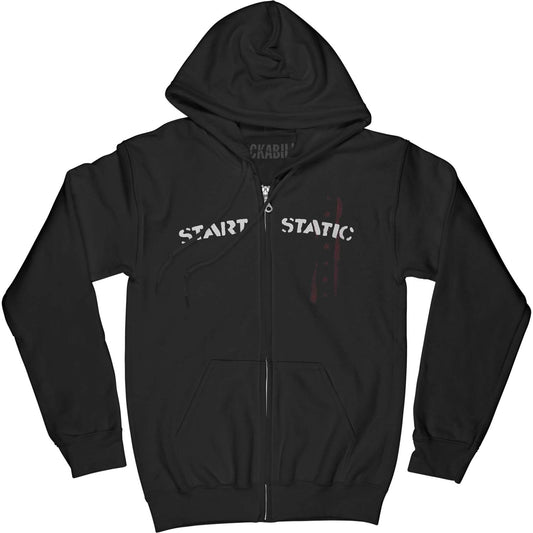 Sugarcult Start Static Zippered Hooded Sweatshirt Front