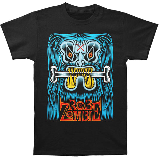 Rob Zombie Blue Beast by Martin Ontiveros (Martinhead Rocks) Slim Fit T-shirt Front