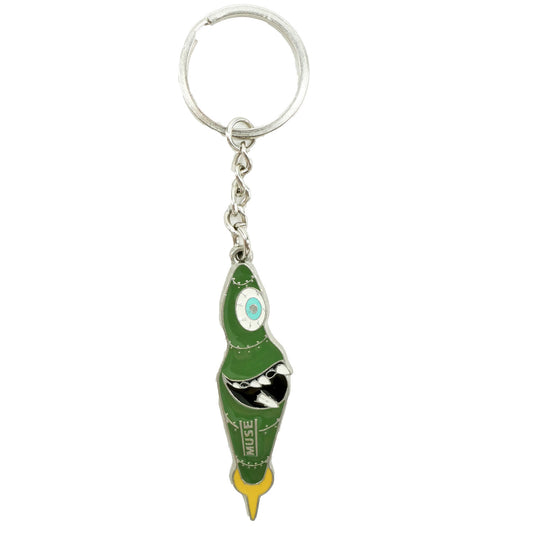 Monster Bomb Metal & Enamel Keychain Metal Key Chain