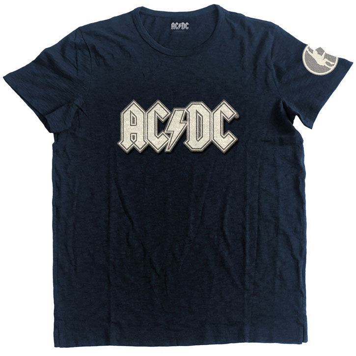 AC/DC Logo & Angus Vintage T-shirt Front