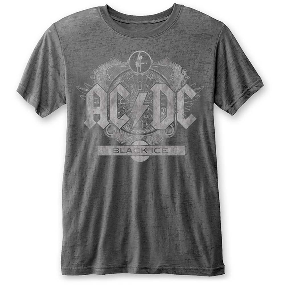 AC/DC Black Ice Vintage T-shirt Front