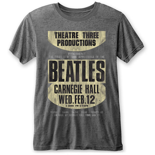 Beatles Carnegie Hall Vintage T-shirt Front