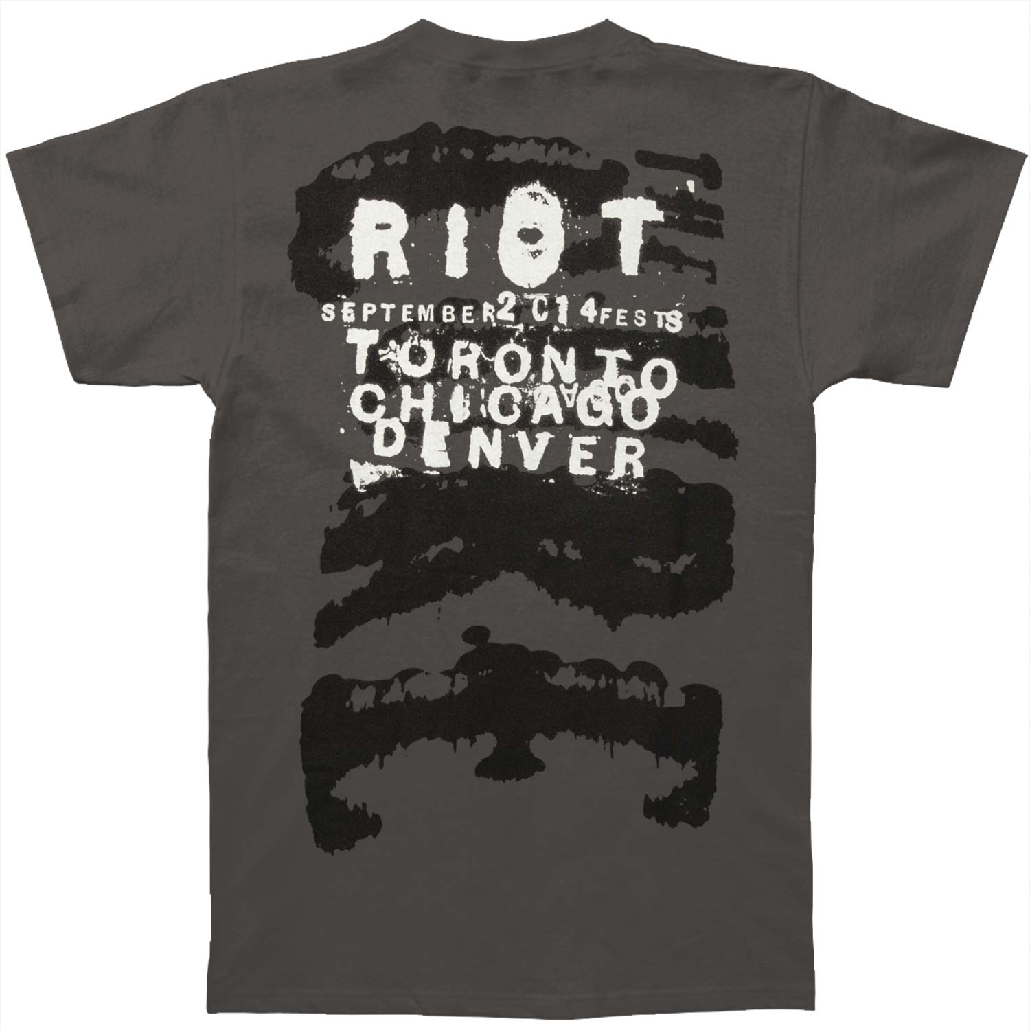 Cure Riotfest 2014 Tour T-shirt