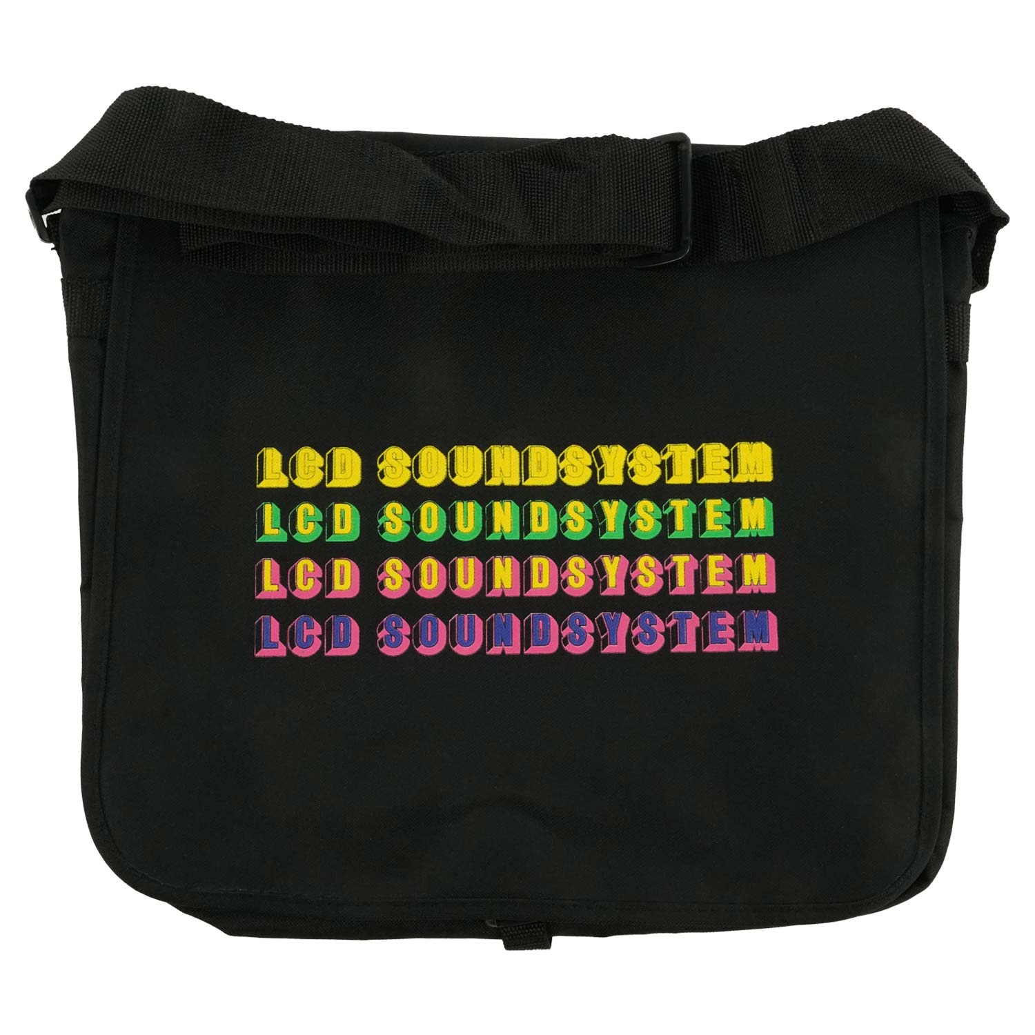 LCD Soundsystem Logo Messenger Bag Front