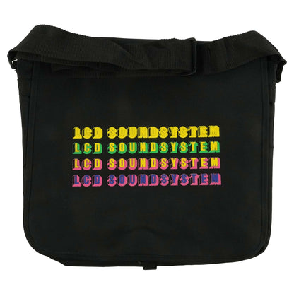 LCD Soundsystem Logo Messenger Bag Front