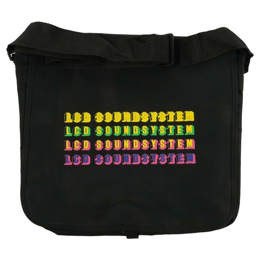LCD Soundsystem Logo Messenger Bag Front