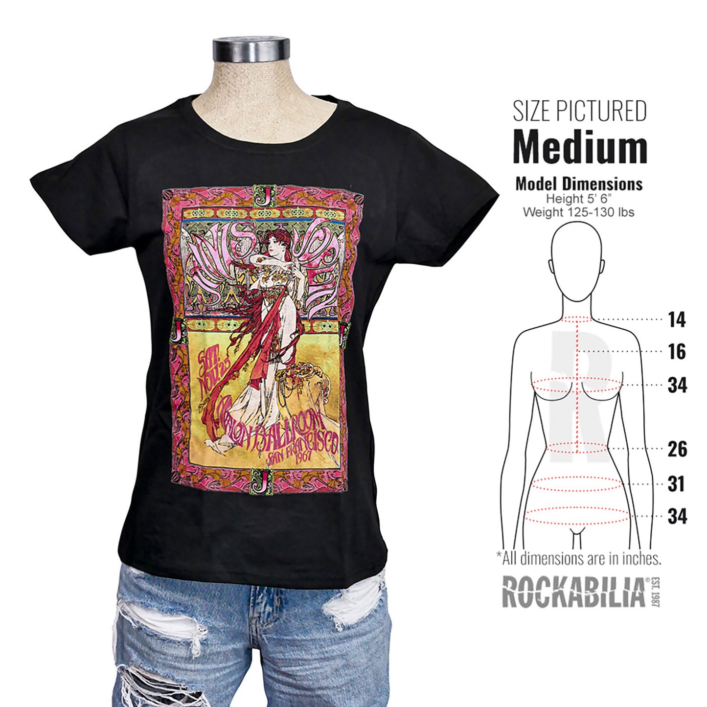 Avalon Ballroom '67 Junior Top