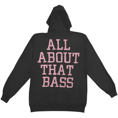 Meghan Trainor Bass Zippered Hooded Sweatshirt Back