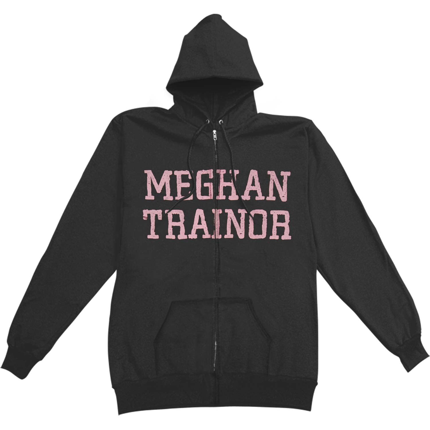 Meghan Trainor Bass Zippered Hooded Sweatshirt Front