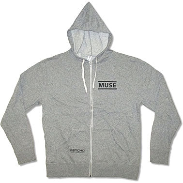 Muse Psycho Zippered Hooded Sweatshirt Front