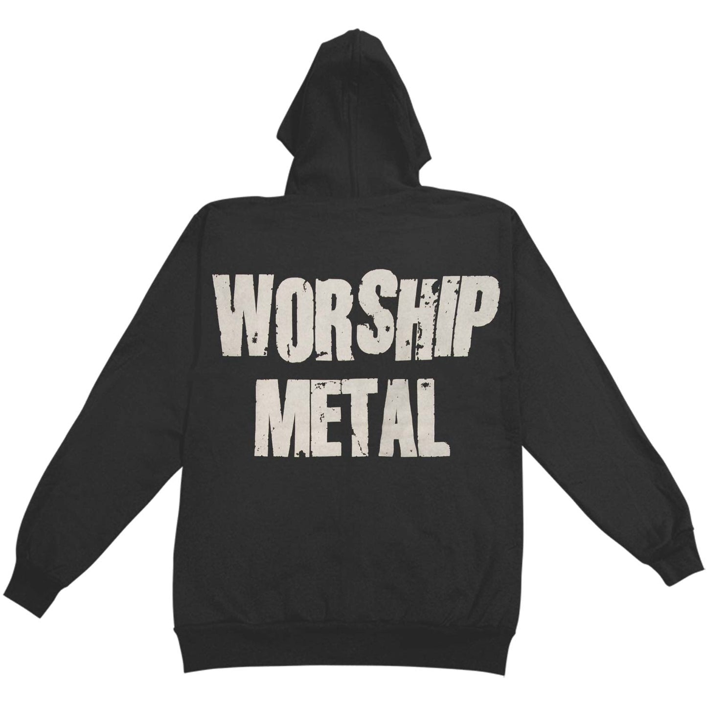Anthrax Worship Metal Zippered Hooded Sweatshirt