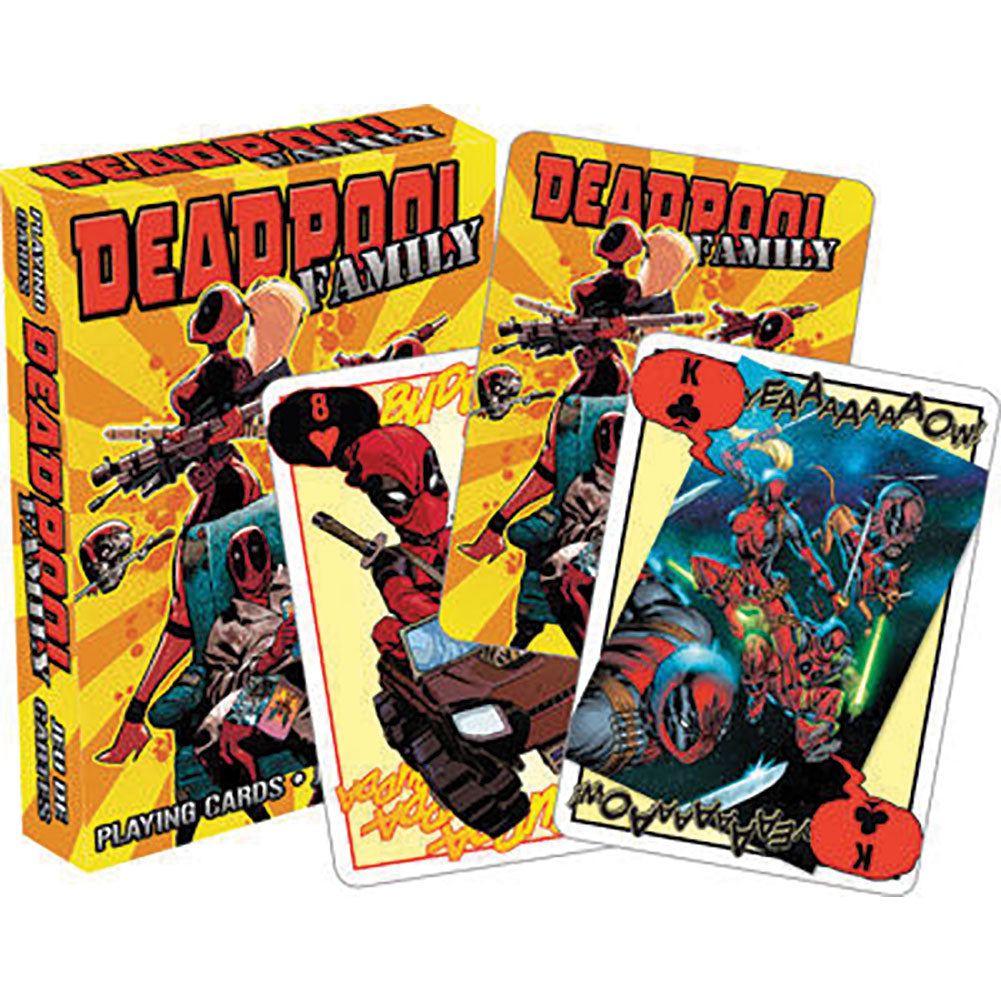 Deadpool Family Playing Cards
