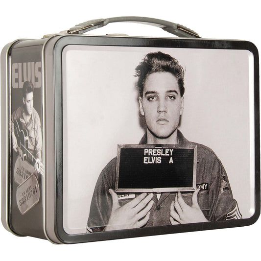 Elvis Presley Enlistment Photo Lunch Box Front