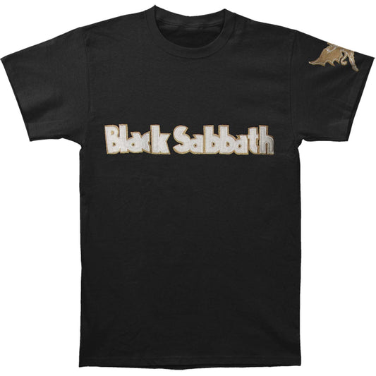 Black Sabbath Logo & Daemon Vintage T-shirt Front