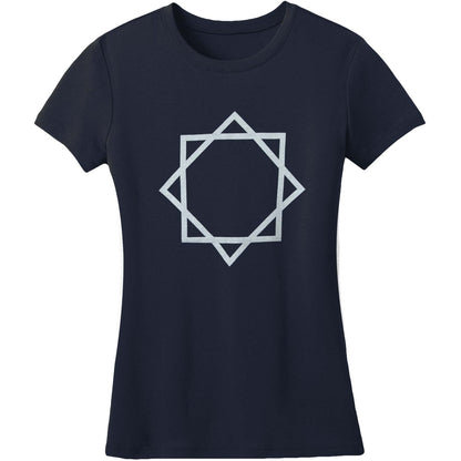 Girl's Star on Blue Soft Junior Top