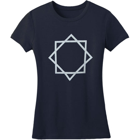 Girl's Star on Blue Soft Junior Top