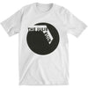 Black Circle [WHITE] Slim Fit T-shirt