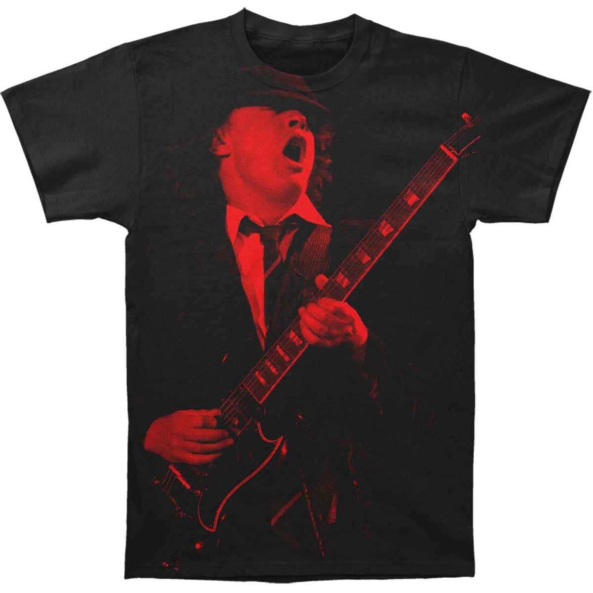 AC/DC Angus Young Slim Fit T-shirt Front